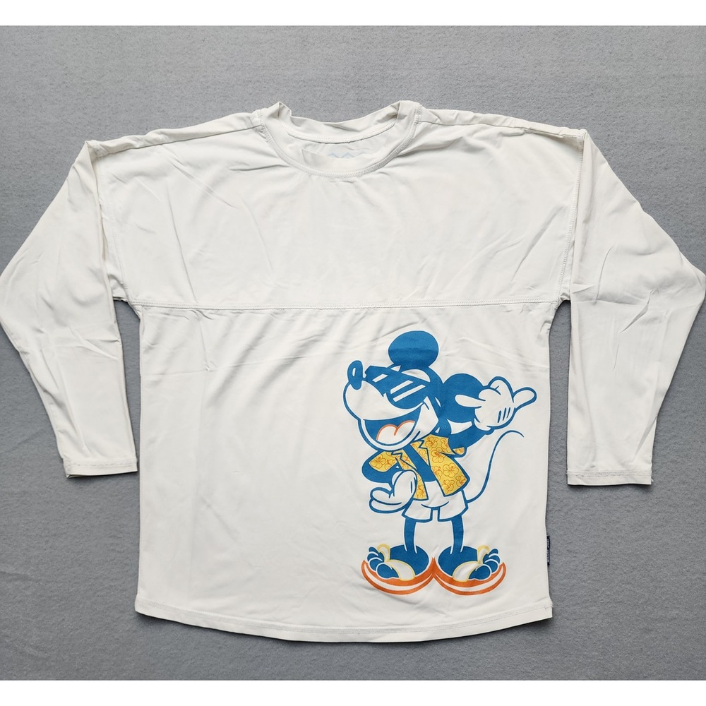 Disney Aulani Spirit Jersey Kids Youth M Mickey Mouse Aloha Hawaii Long Sleeve